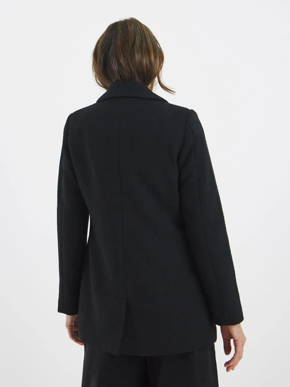 JD Williams Black Double Breasted Boucle Blazer