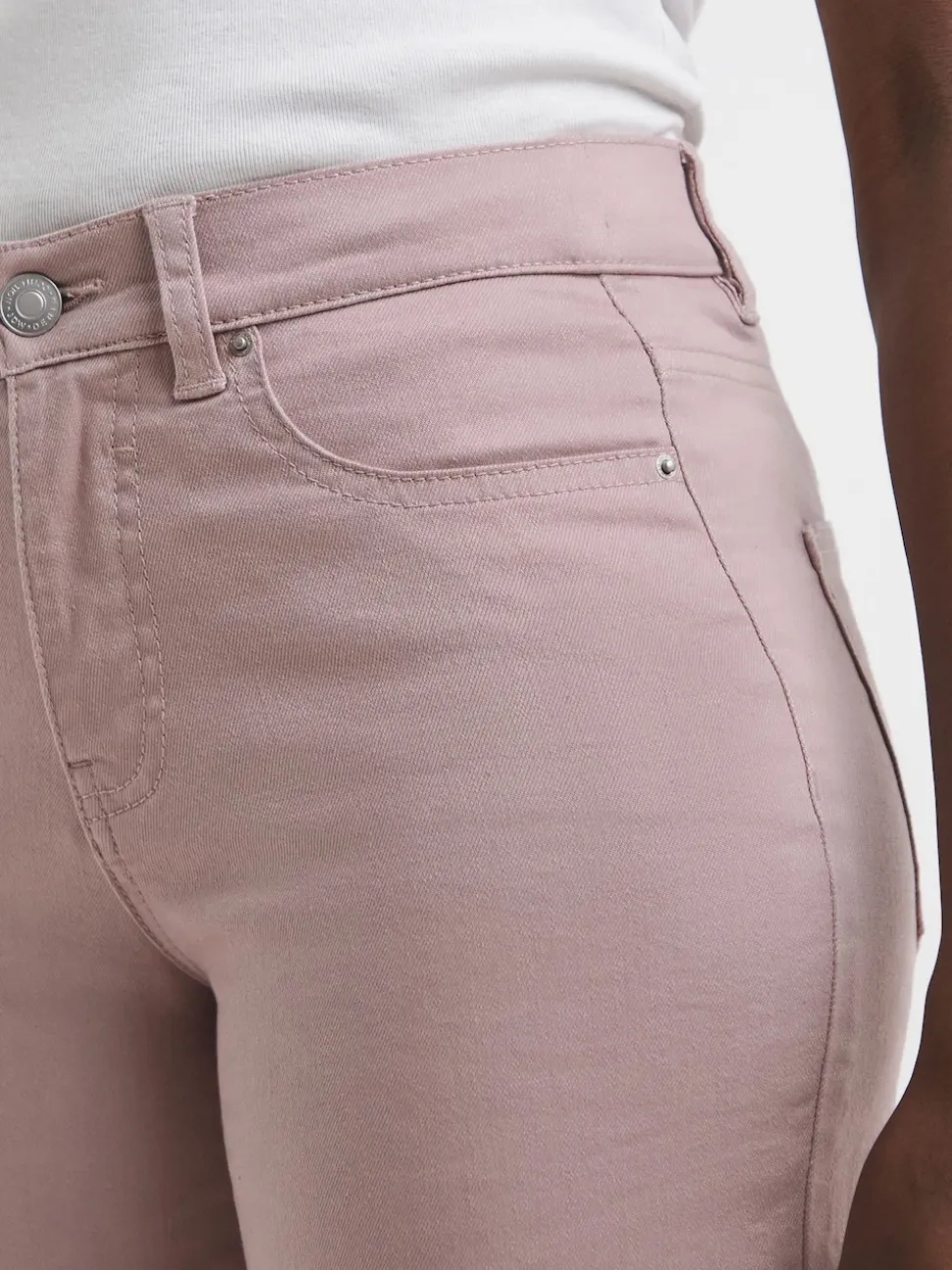 JD Williams Pink 24/7 Denim Knee Length Shorts
