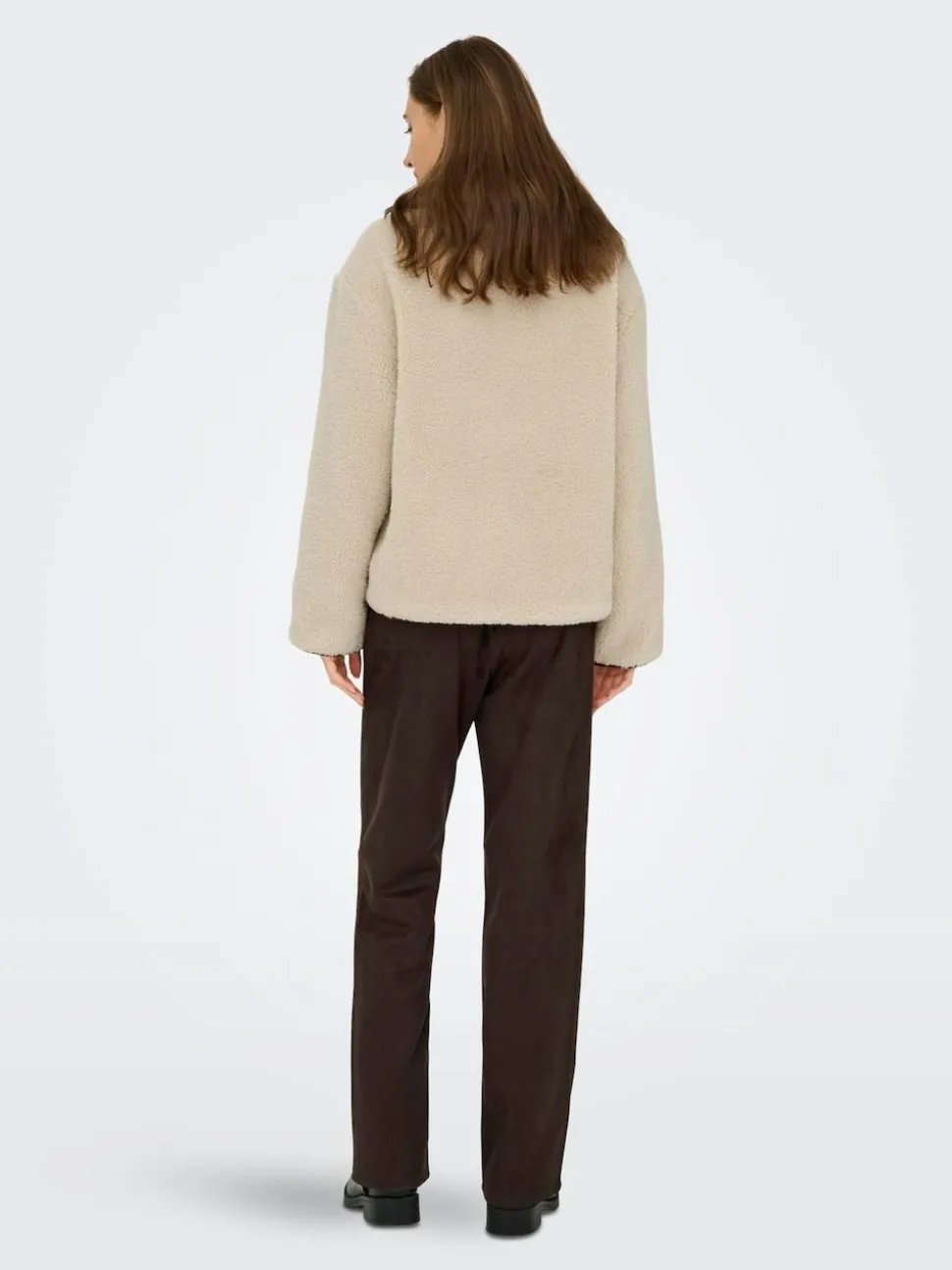 JDY Grey Sherpa Jacket