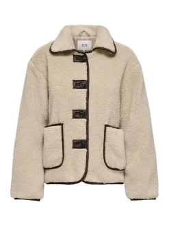 JDY Grey Sherpa Jacket