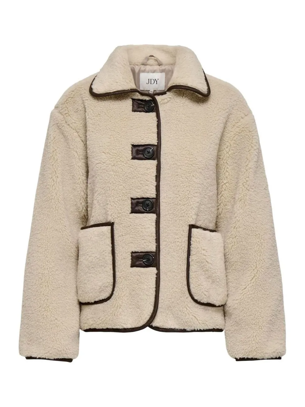 JDY Grey Sherpa Jacket