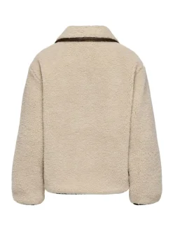 JDY Grey Sherpa Jacket