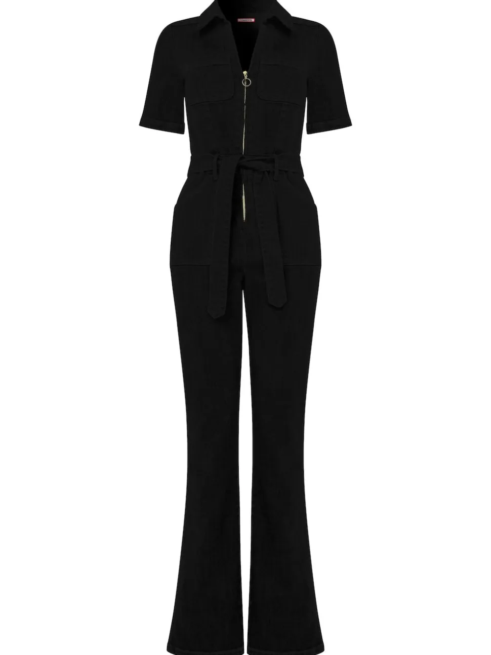 Joe Browns Black Roxie Denim Petite Jumpsuit