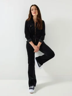 Joe Browns Black Stretch Fit Darcy Cord Jumpsuit