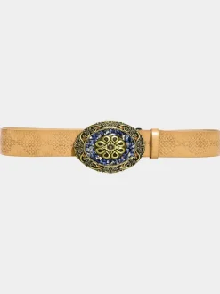 Joe Browns Brown Intricate Embossed Belt