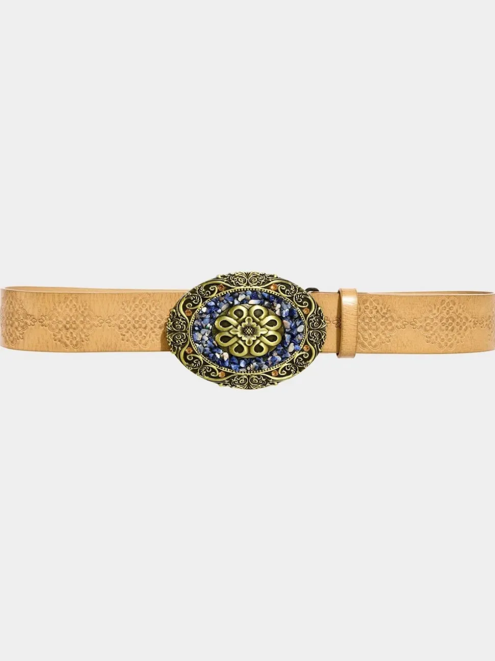 Joe Browns Brown Intricate Embossed Belt