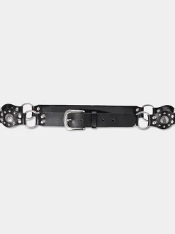 Joe Browns Brown Studded Leather Belt