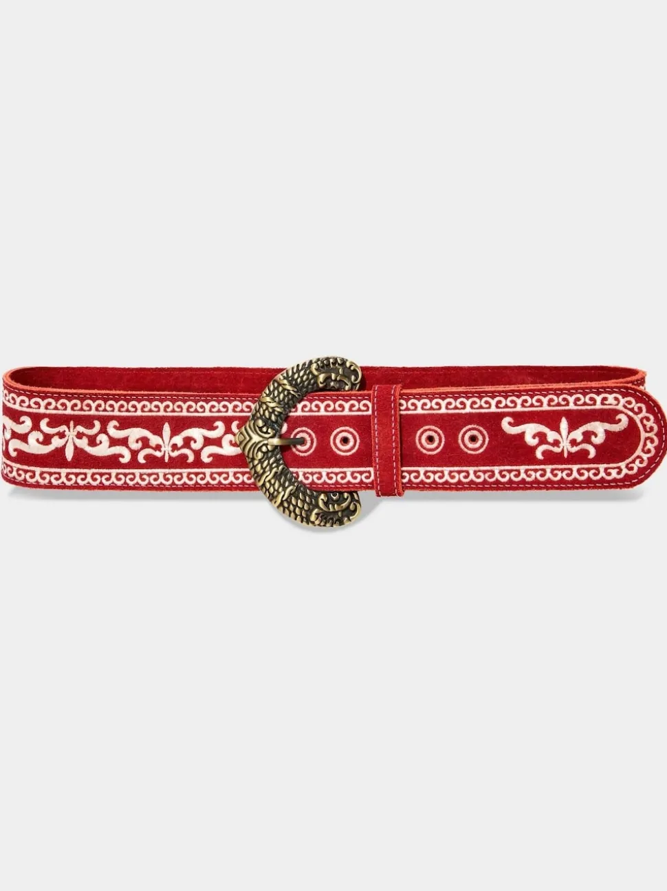 Joe Browns Red Western Embroidery Belt