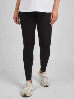 JoJo Maman Bébé Black Cotton Rich Jersey Maternity Leggings