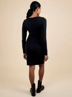 JoJo Maman Bébé Black Maternity Bodycon Mini Dress