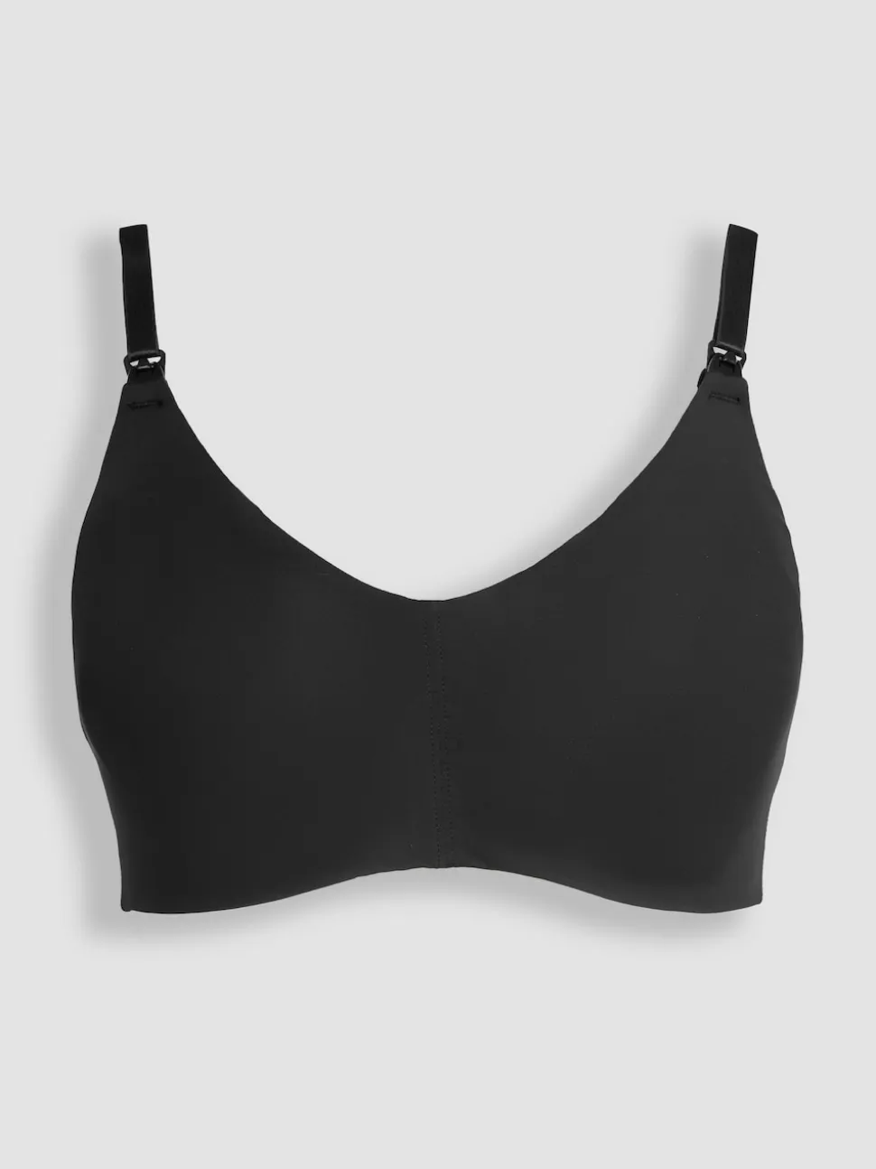JoJo Maman Bébé Black Microfibre Moulded Maternity & Nursing Bra