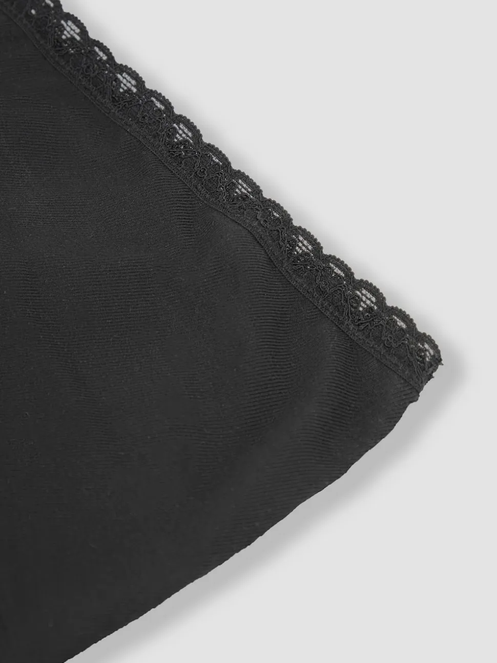 JoJo Maman Bébé Black 3-Pack Lace Trim Maternity Shorts