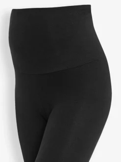 JoJo Maman Bébé Black 2-Pack Maternity Everyday Leggings