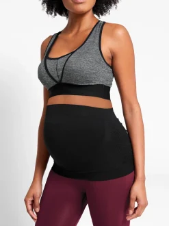 JoJo Maman Bébé Black Seamless Support Workout Bump Band