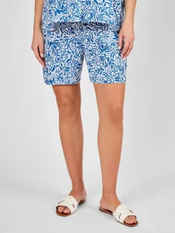 JoJo Maman Bébé Cream Floral Patterned Maternity Shorts