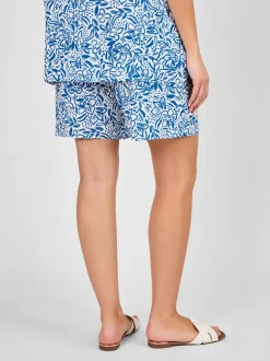 JoJo Maman Bébé Cream Floral Patterned Maternity Shorts