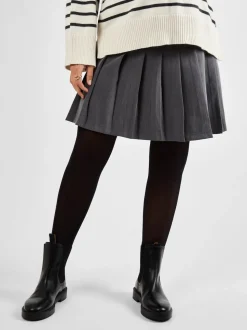 JoJo Maman Bébé Grey Maternity Pleated Mini Skirt
