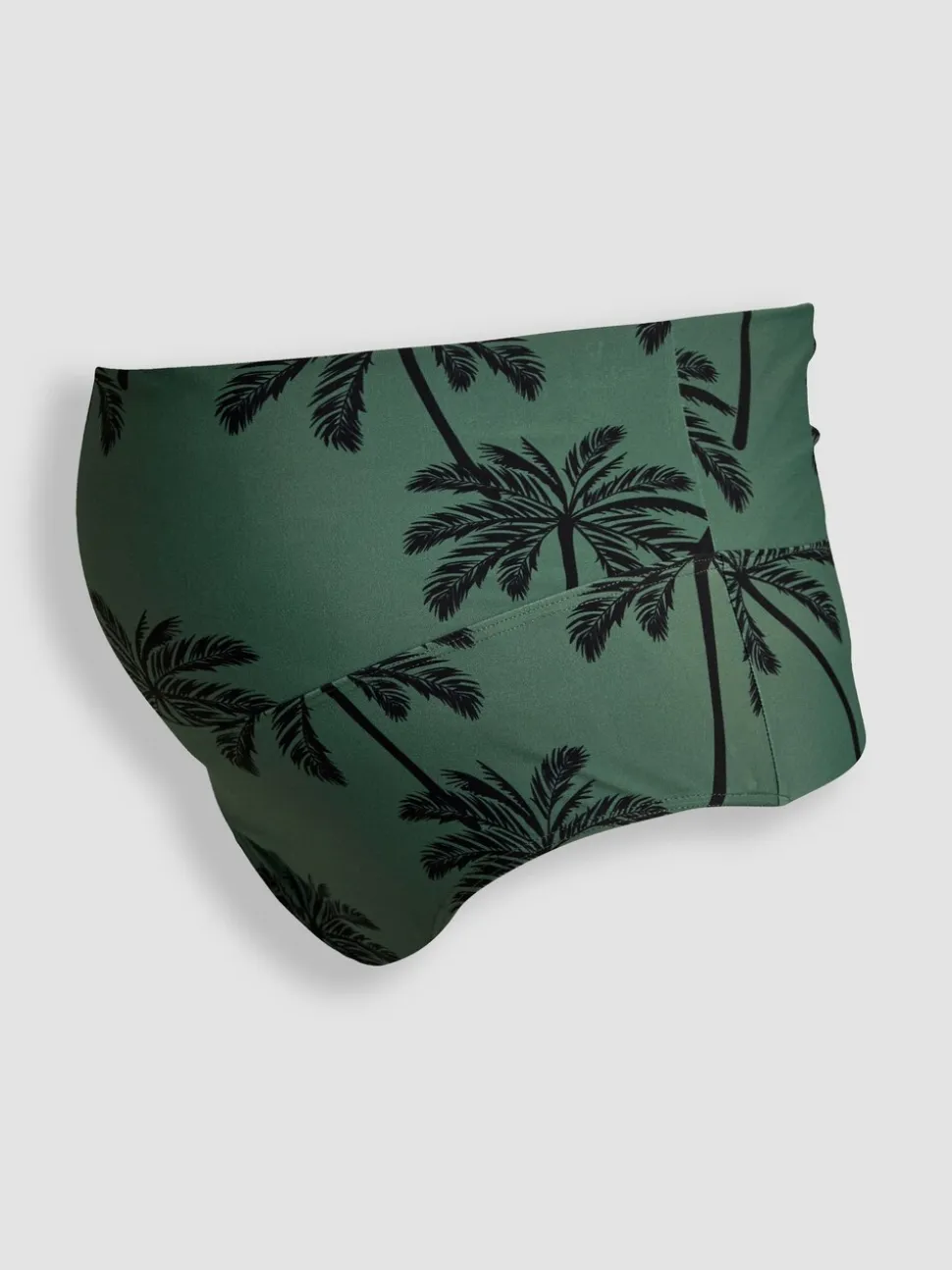 JoJo Maman Bébé Khaki Maternity Palm Print Tankini Set
