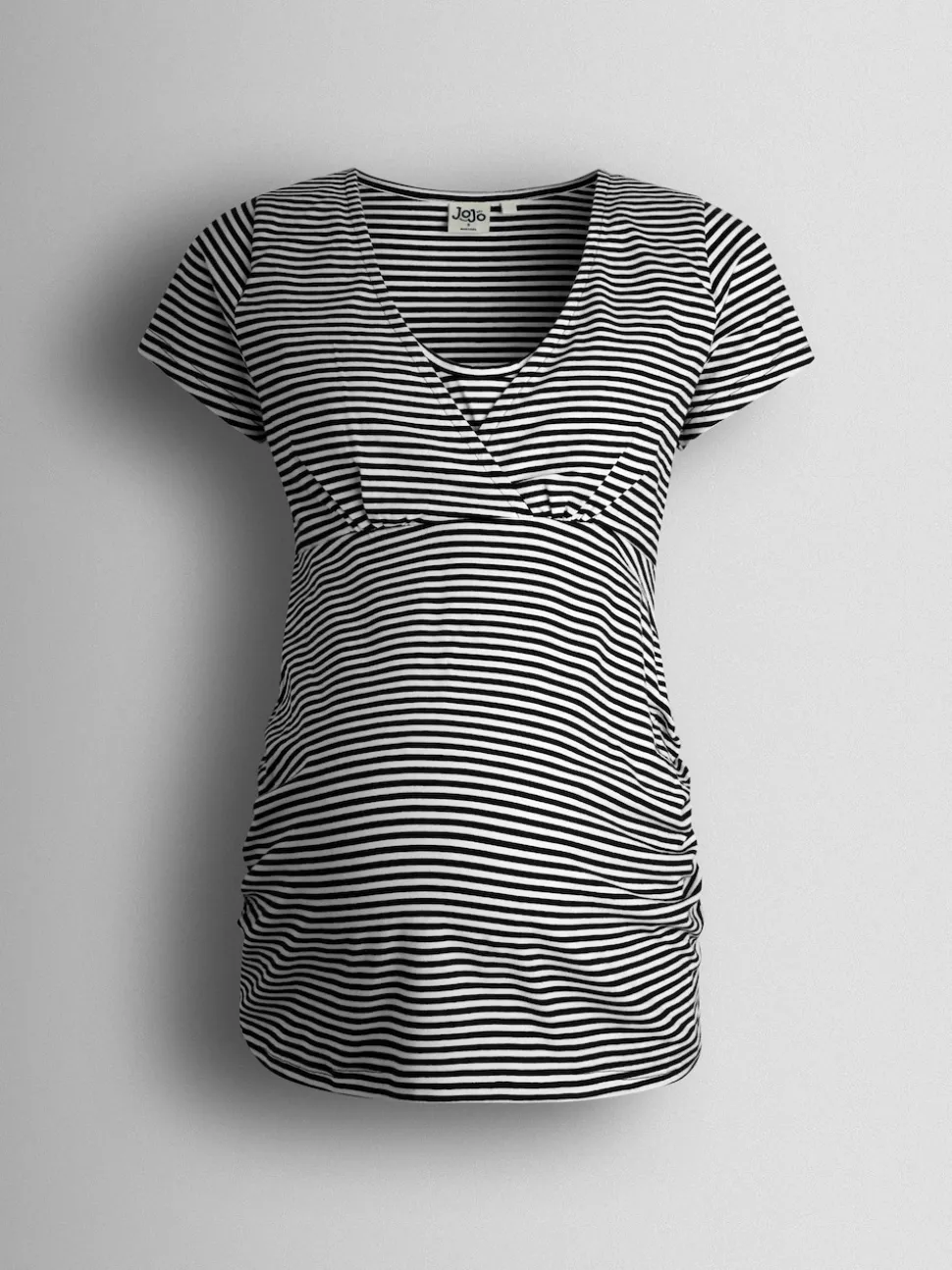JoJo Maman Bébé True Black 2-Pack Maternity And Nursing T-Shirts