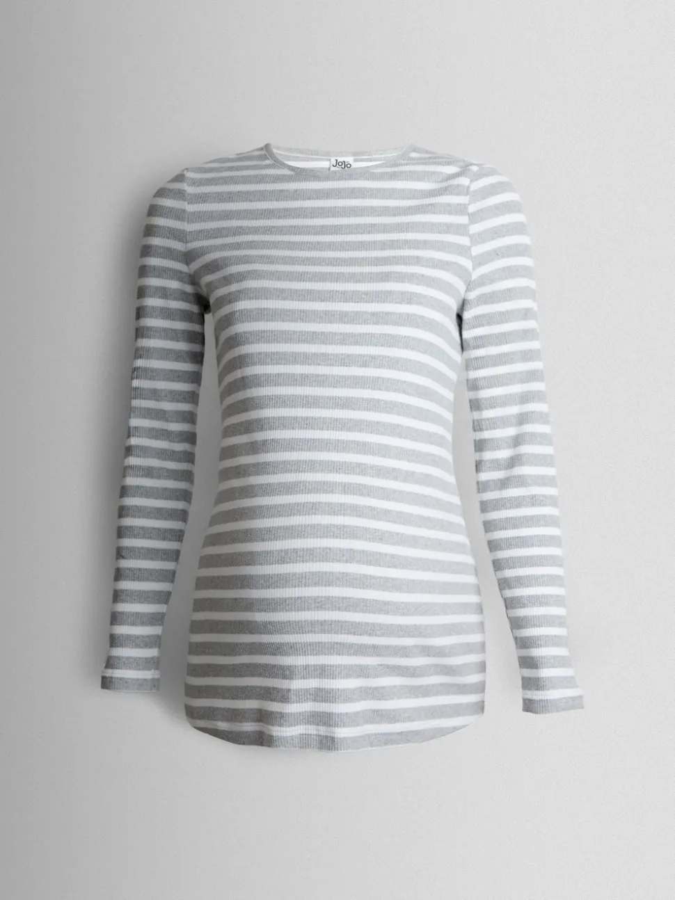 JoJo Maman Bébé White 2-Pack Ribbed Maternity & Nursing Top