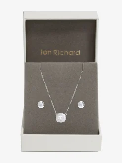 Jon Richard Silver Crystal Besel Gift Box