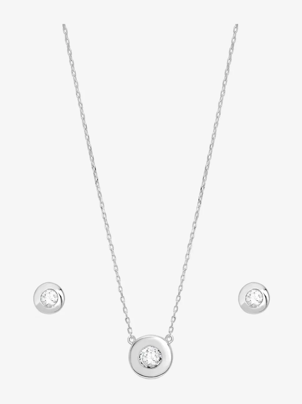 Jon Richard Silver Crystal Besel Gift Box