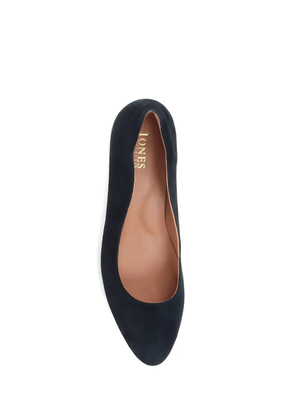 Jones Bootmaker Black Zoey Leather Court Shoes