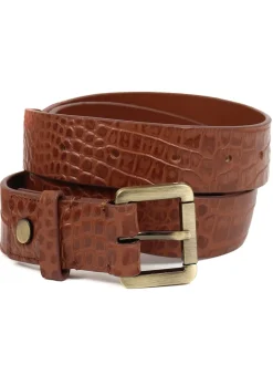 Jones Bootmaker Brown Leather Belt