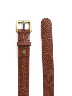Jones Bootmaker Brown Leather Belt