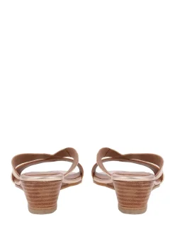Jones Bootmaker Gold Klevina2 Leather Mules