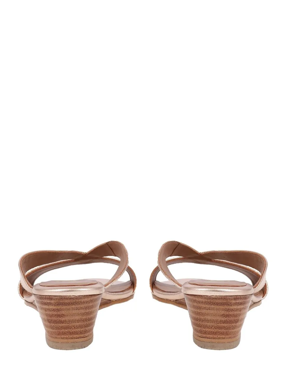 Jones Bootmaker Gold Klevina2 Leather Mules