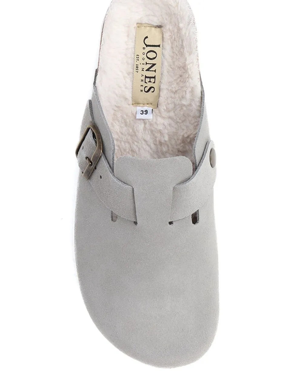 Jones Bootmaker Grey Freida Mule Clogs