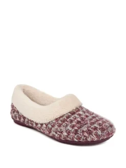 Jones Bootmaker Purple Faux-Fur-Lined Slippers