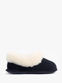 Just Sheepskin Blue Ladies Classic Sheepskin Slipper