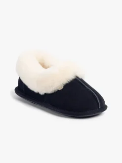 Just Sheepskin Blue Ladies Classic Sheepskin Slipper