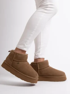 Just Sheepskin Ladies Lottie Sheepskin Mini Boots
