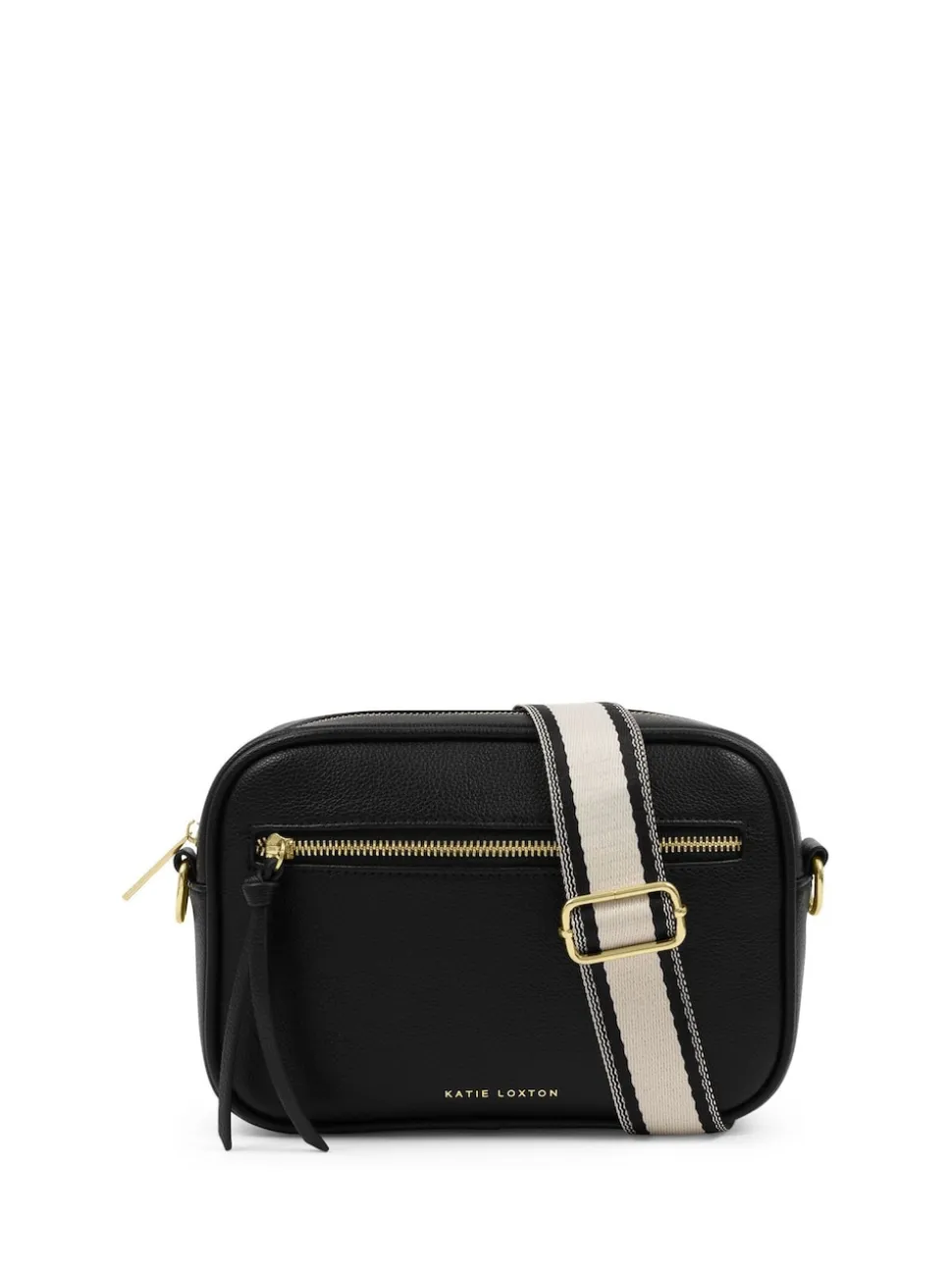 Katie Loxton Black Hallie Cross-Body Bag