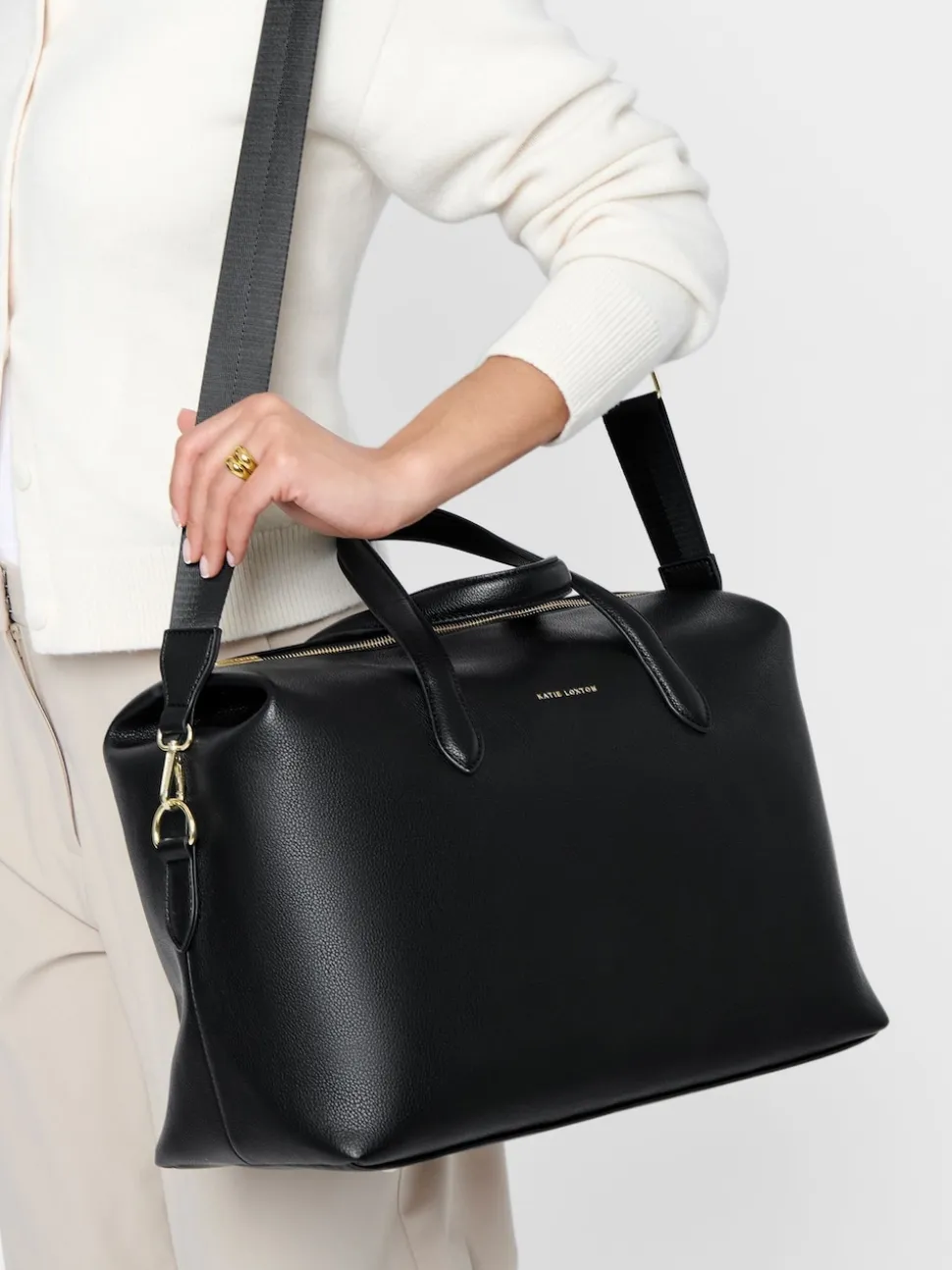 Katie Loxton Black Milan Cabin Bag