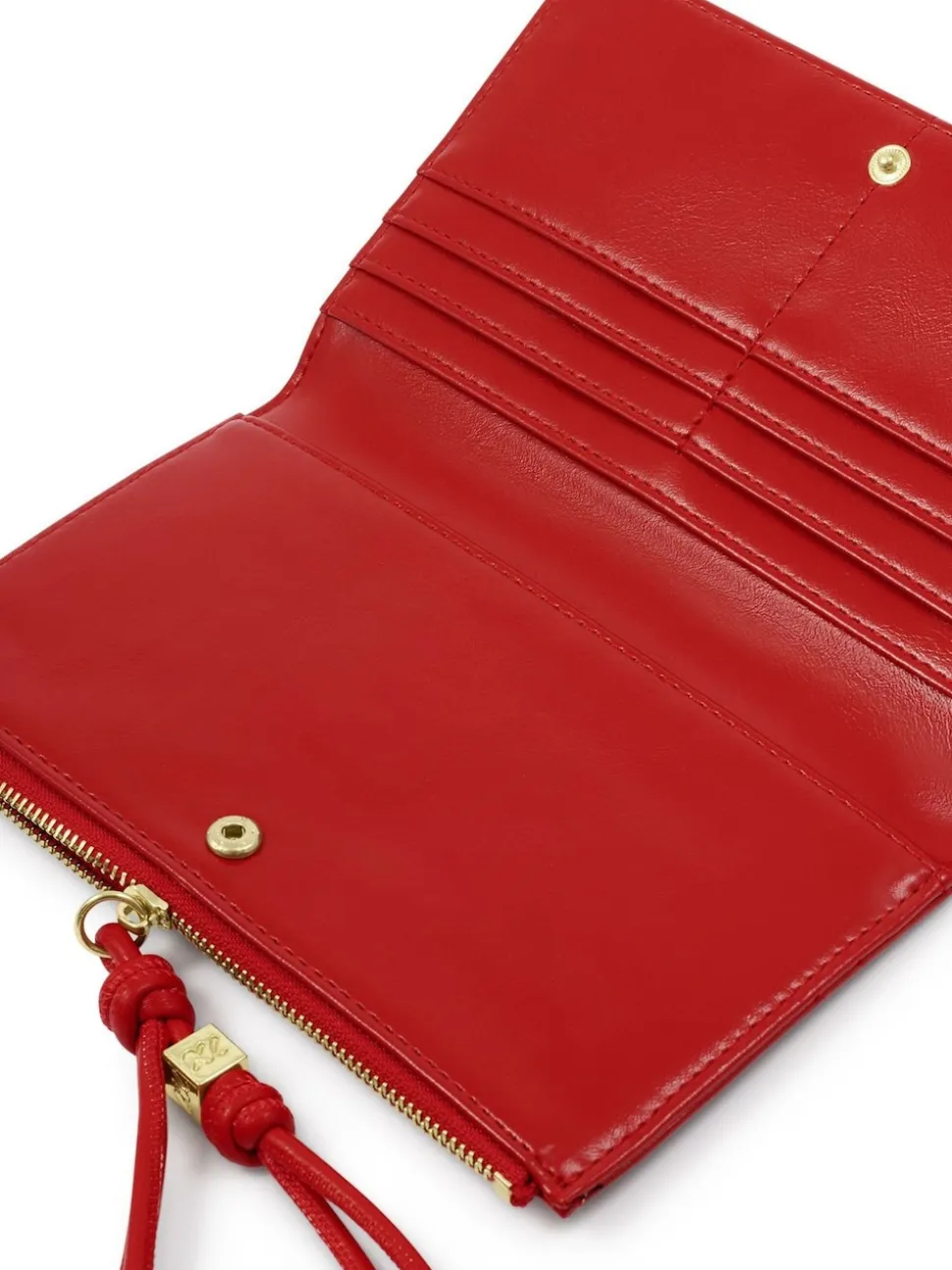 Katie Loxton Red Large Arden Braided Wristlet Purse