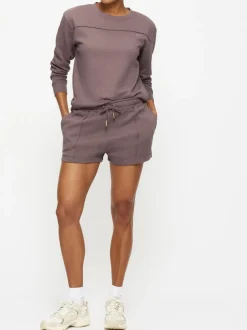 KBX Brown White Jessica Shorts