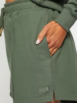 KBX Green White Jessica Shorts