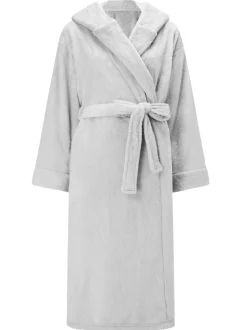 KBX Grey Rosa Fluffy Robe