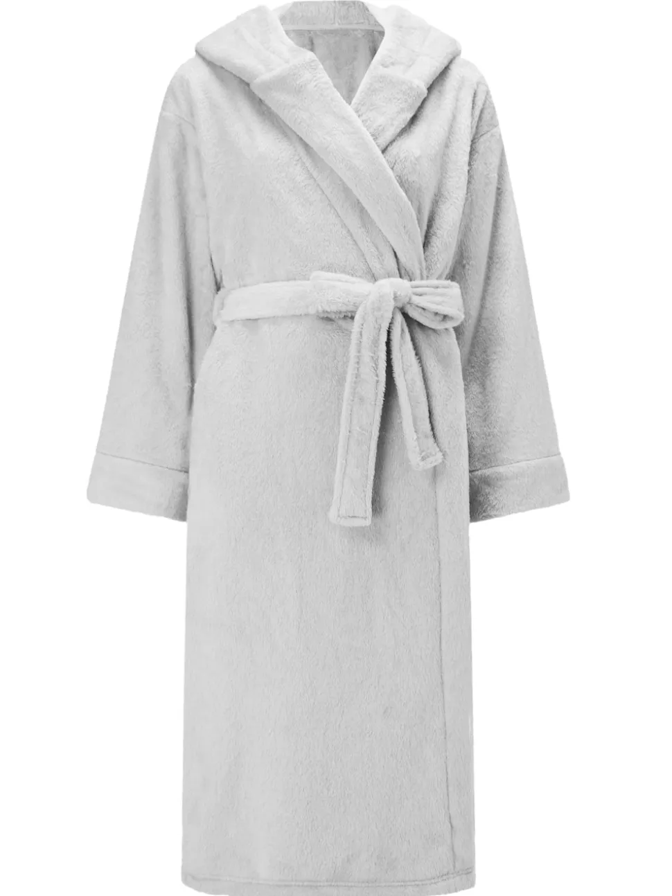 KBX Grey Rosa Fluffy Robe