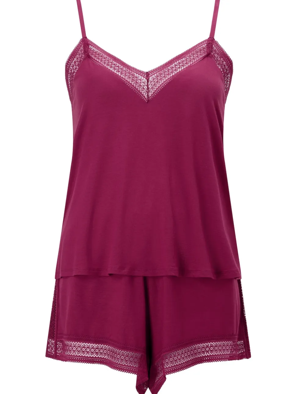 KBX Red Ada Modal Cami Set