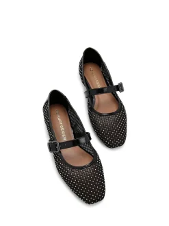 KG Kurt Geiger Black Grey Nina Mesh Pumps