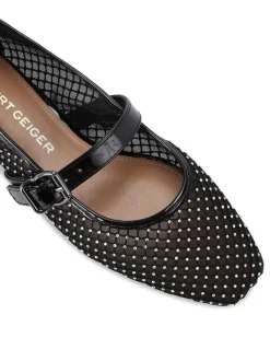 KG Kurt Geiger Black Grey Nina Mesh Pumps
