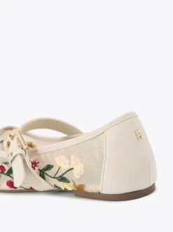KG Kurt Geiger Cream Nina Mesh Pumps