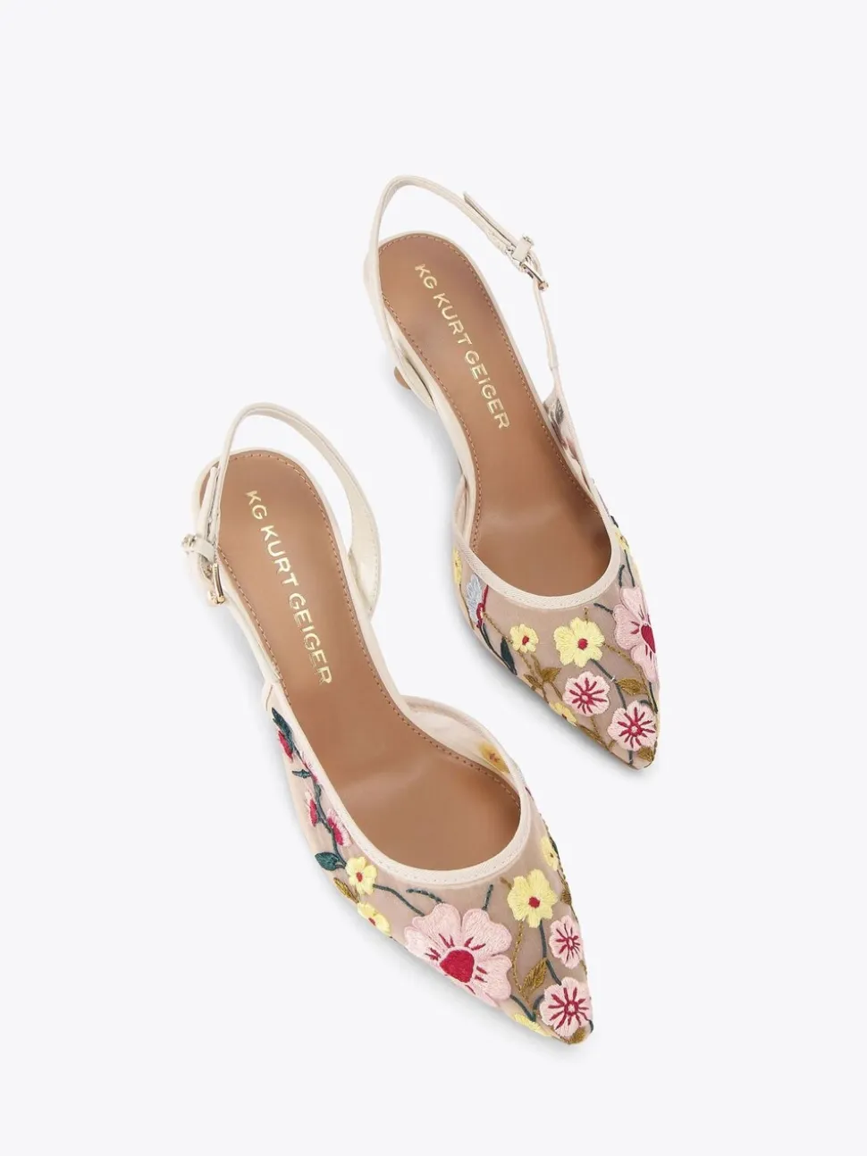 KG Kurt Geiger White Aria Low2 Shoes