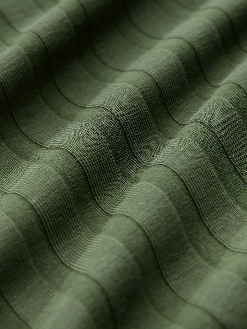 Khaki Green Maternity Long Sleeve Nursing Shelf Dress