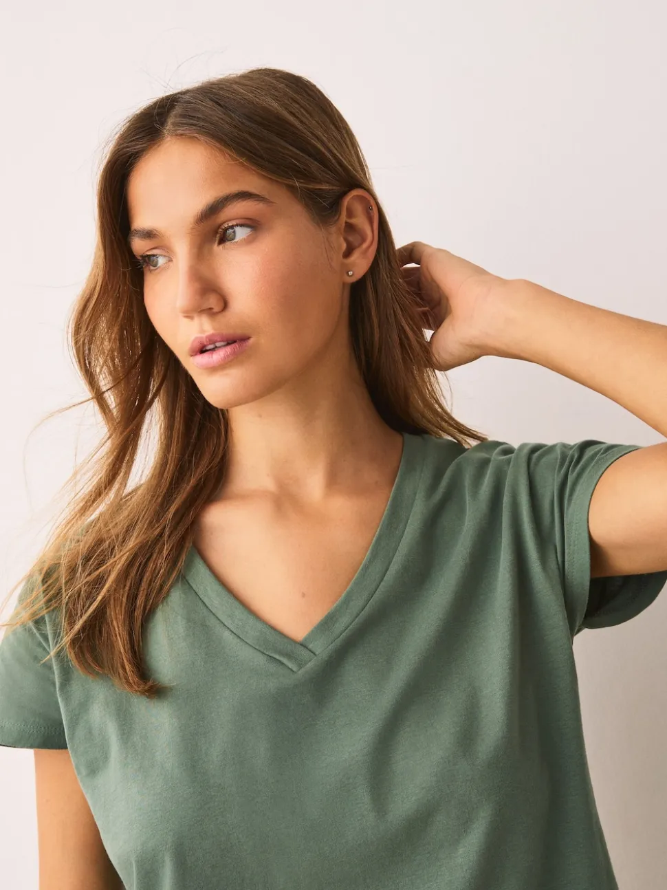 Khaki Green Palm Short Pyjamas Set